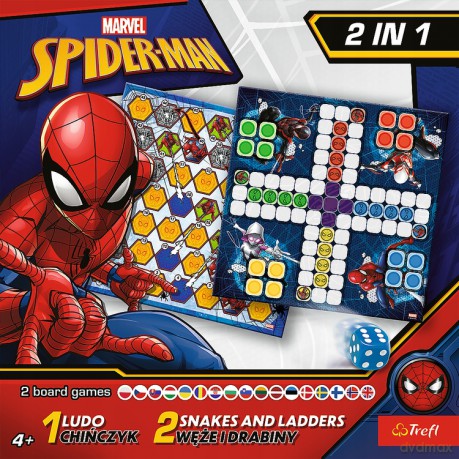 GRA 2w1 Chiczyk / We i drabinySpider-Man [GRA PLANSZOWA]