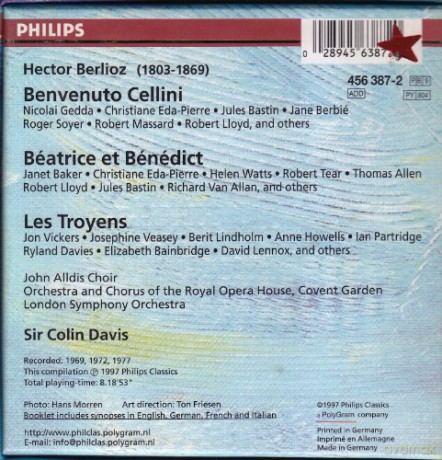 Davis/Lso: Berlioz Operas [9CD]