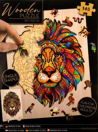 Im Grafix Puzzle Drewniane Lew 140El400044 /12/24
