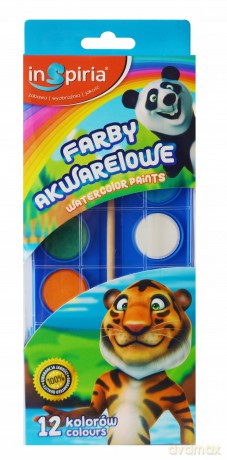 Inspiria - Farby Akwarelowe 12 Kol. 3236