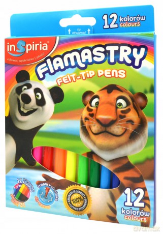 Inspiria - Flamastry 12 Kol. 3842