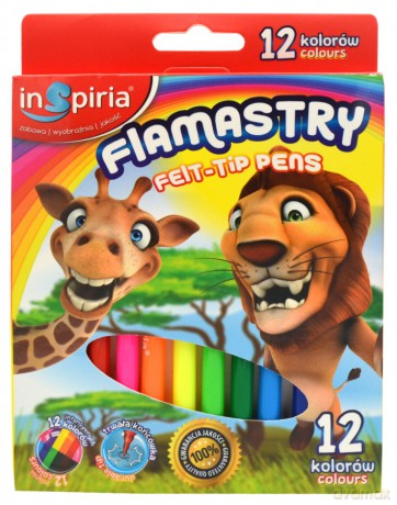 Inspiria - Flamastry 12 Kol. 3842