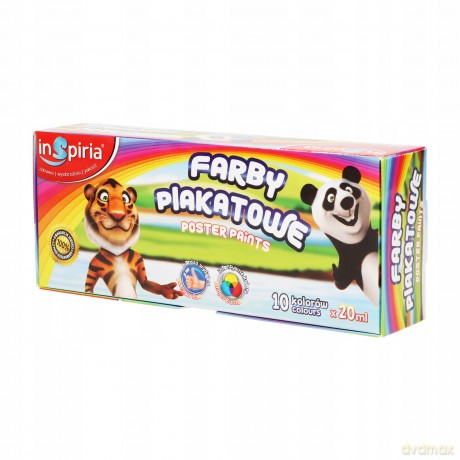 Inspiria Farby Plakatowe 20Ml - 10 Kolor