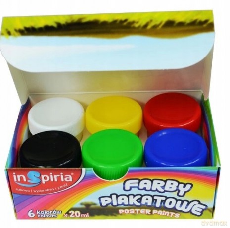 Inspiria Farby Plakatowe 20Ml - 6 Kolo