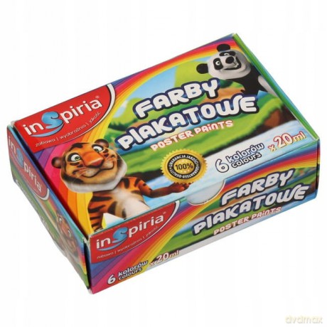 Inspiria Farby Plakatowe 20Ml - 6 Kolo