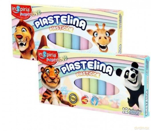 Inspiria Pastelova Plastelina - 12 Kolor