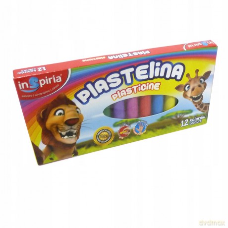 Inspiria Plastelina - 12 Kolorow 3828