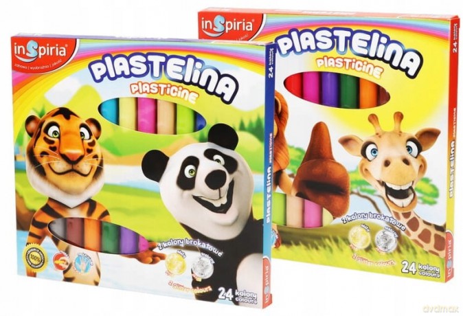 Inspiria Plastelina - 24 Kolory 4047