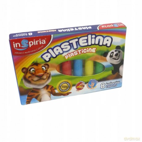 Inspiria Plastelina - 8 Kolorow 3804