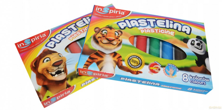 Inspiria Plastelina - 8 Kolorow 3804