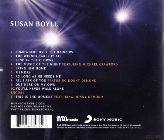 Susan Boyle: Standing Ovation: The Greatest Songs From The Stage [CD]