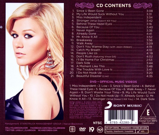 Kelly Clarkson: Greatest Hits [CD]+[DVD]