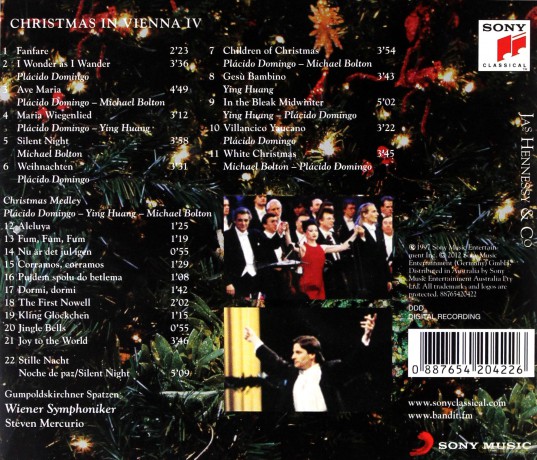 Placido Domingo: Merry Christmas From Vienna Iv [CD]