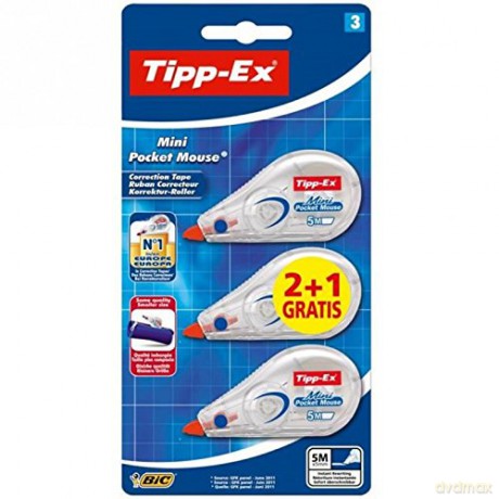 Korektor BIC TIPP-EX 6M 3PAK