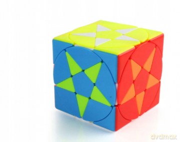 KOSTKA logiczna gwiazdy pentagram kolorowa szybka
