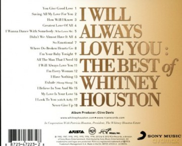 Whitney Houston: I Will Always Love You: The Best Of Whitney Houston [CD]