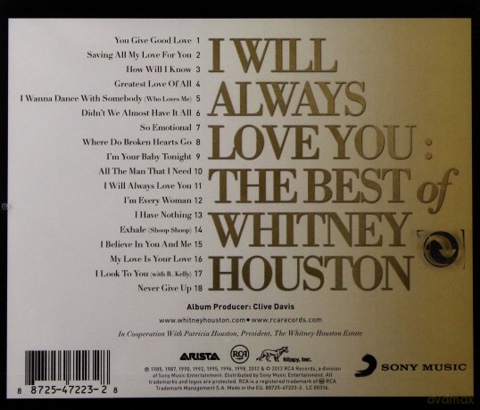 Whitney Houston: I Will Always Love You: The Best Of Whitney Houston [CD]