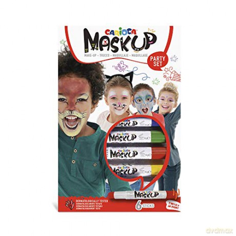 Kredki do twarzy CARIOCA MaskUP 6k