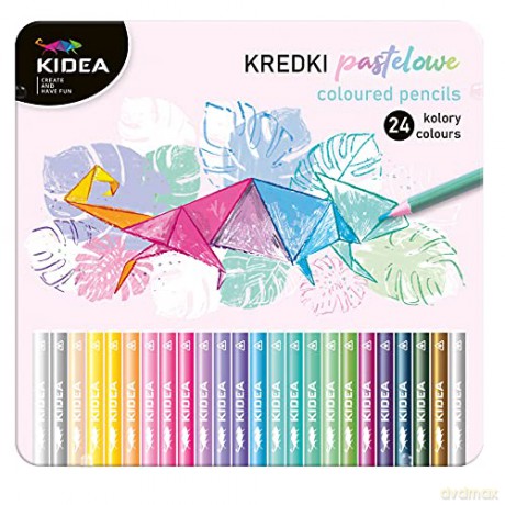 Kredki Pastelowe Trójkątne W Meta