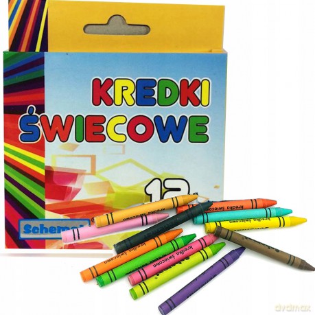 Kredki Swiecowe 12 Kol.0434