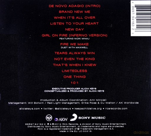 Alicia Keys: Girl On Fire (ecopack) [CD]