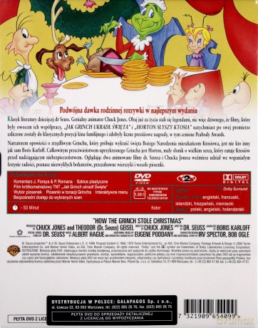 Jak Grinch ukradł święta! [DVD]