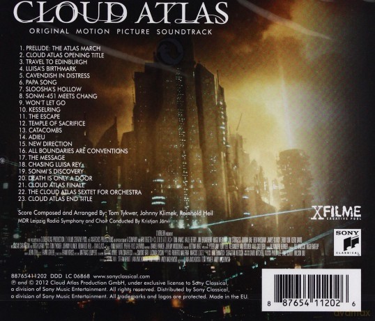 Cloud Atlas soundtrack (Atlas Chmur) (Tom Tykwer) [CD]