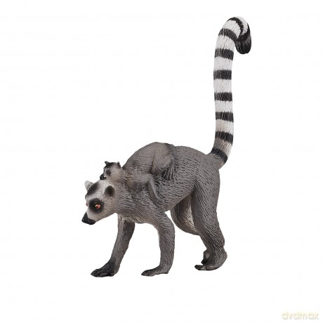 Lemur z młodym