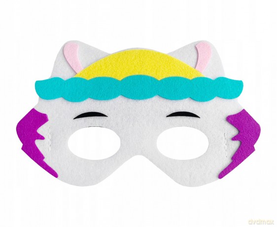 Maska filcowa Psia Brygada- ratowniczka górska 17, 5x12 cm