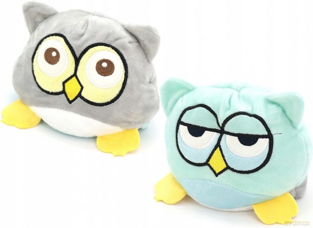 MASKOTKA DWUSTRONNA SOWA, 15 cm, PPB, 500