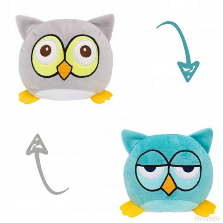 MASKOTKA DWUSTRONNA SOWA, 15 cm, PPB, 500