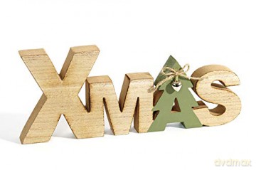 Napis xmas drewno