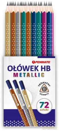 Ołówek tradycyjny Metaliczny Penmate HB