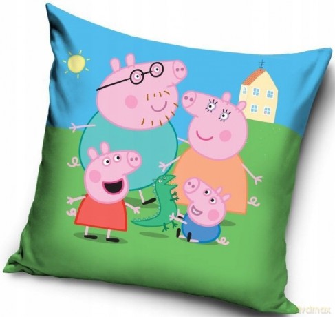 PEPPA PIG Poduszka licencyjna 40x40 cm