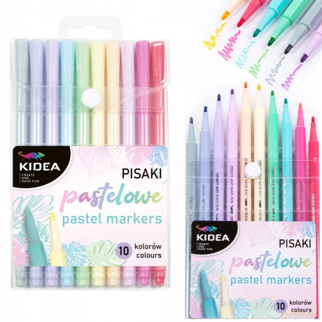 Pisaki 10 Pastelowe Kidea