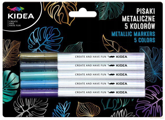 Pisaki 5 Metaliczne Kidea