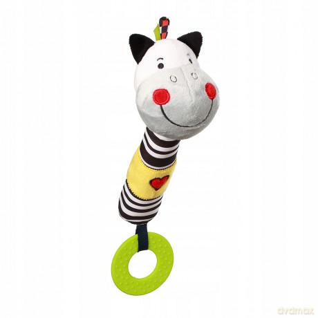 Piszczek z gryzakiem ZEBRA ZACK C-MORE COLLECTION