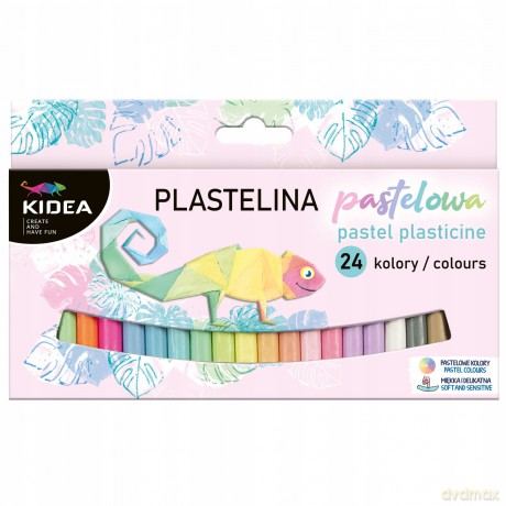 Plastelina 24 Kidea Pastelowa