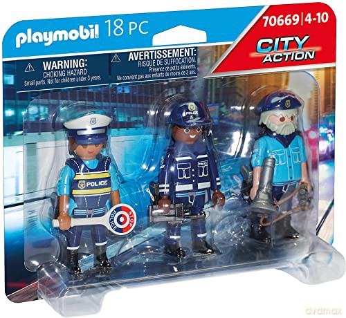 Playmobil- Zestaw figurek: Policjanci 70669