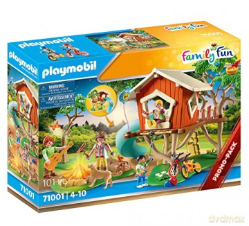 Playmobil Doemk na drzewie ze zjeżdżalnią (71001)
