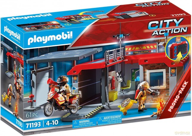 Playmobil. 71193 Remiza strażacka