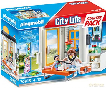 Playmobil. Starter Pack Lekarz pediatra 70818