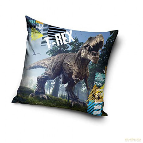 Poduszka mikrofibra 40x40 dinozaur TREX203003
