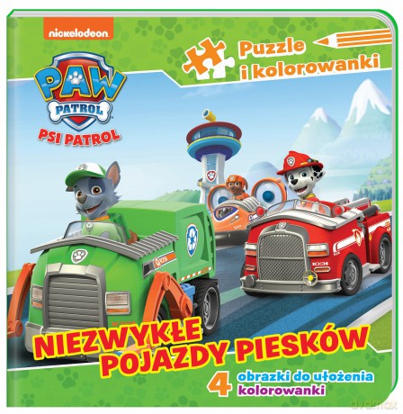 Psi Patrol- Puzzle i kolorowanki- Niezwykłe