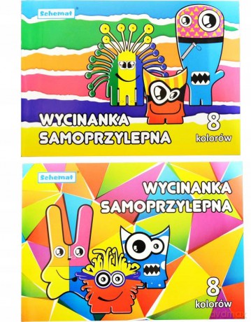 Wycinanka Samoprzylepna A4 8 Kol