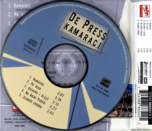 De Press: Kamaraci (maxi-single) [CD]