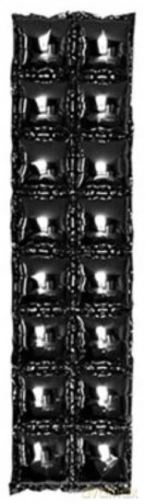 Ściana balonowa czarna 140x37x4 cm 660086
