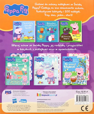 Świnka Peppa- 200 naklejek
