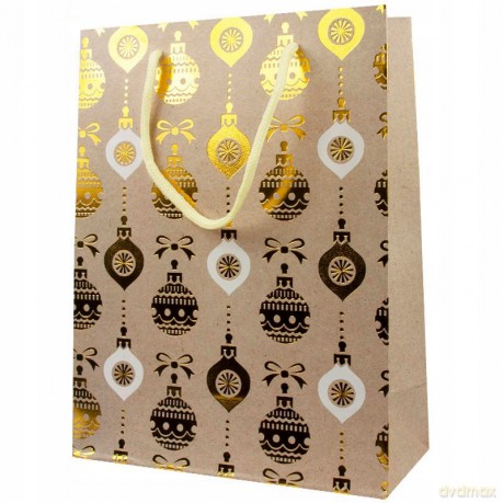 Torebka prezentowa świąteczna mix wzorów 18x24x8, 5 cm 778232/778247/778244/778265/778235