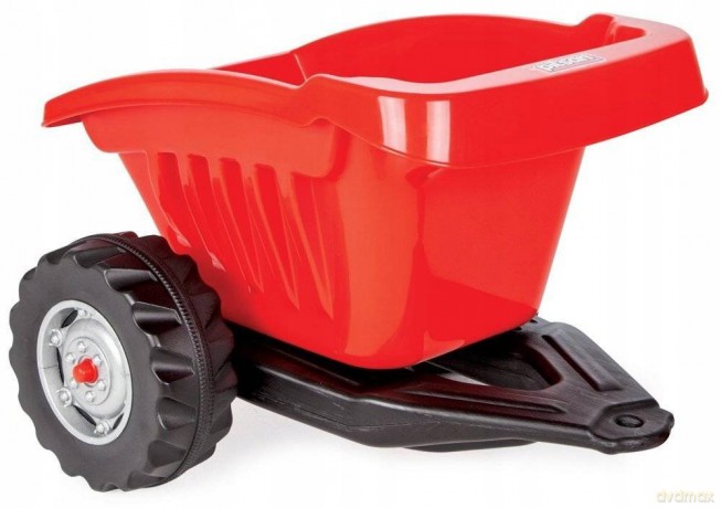 Traktor Na Pedały z Przyczepą Czerwony